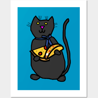 Animals Food Choice Taco or Pizza for Cat Posters and Art